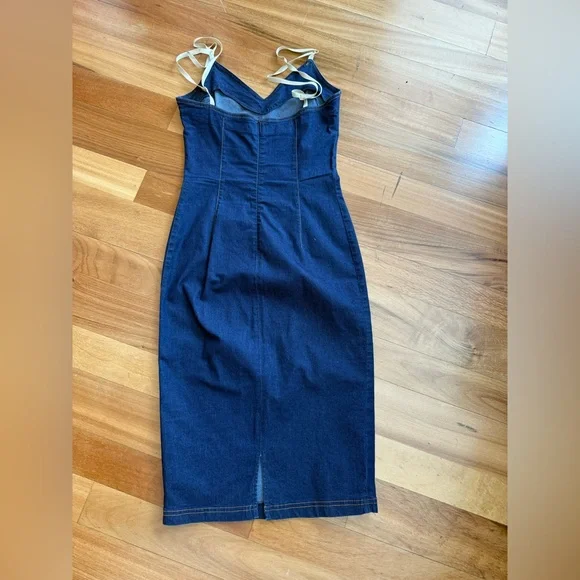 D&G Dolce & Gabbana Denim dress SZ 40 - Picture 5 of 5